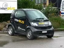 Smart mit Werbung in Kerzers am 19.09.2011