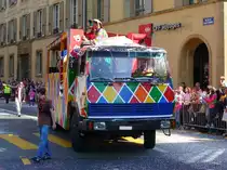 Steyr LKW unterwegs in Neuchatel am 24.09.2011