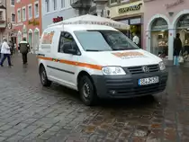 VW Caddy eines Tabakwarenh�ndlers steht in der Innenstadt von Trier, September 2011