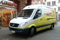 MB Sprinter der  M�bel-Fundgrube  steht in Trier, September 2011