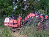 KUBOTA Minibagger wird bald komplett von der Natur verschlungen werden;110919