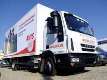 IVECO-Eurocargo 75E18, war anl�sslich der  Devota  am Rieder Messegel�nde geparkt;110925