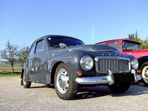 VOLVO PV544 wurde anl�sslich der Oldtimer-Herbstfahrt nach Sch�rding extra noch aufpoliert;110925