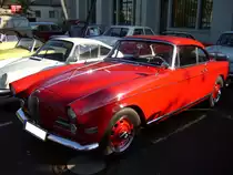 Profilansicht eines BMW 503 Coupe. 1956 - 1959. Besucherparkplatz der Classic Remise am 01.10.2011.