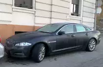 Diesen Jaguar XJ habe ich im Februar 2011 gesehen.