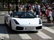 Gallardo Spyder in der Innenstadt von Stuttgart am 1.10.2011