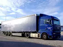 MAN TGA18.440 wird die Nachtruhe am Rieder Messegel�nde verbringen;111029