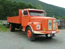 Scania Vabis steht auf einem Parkplatz in der N�he von Otta/Norwegen, Juli 2011