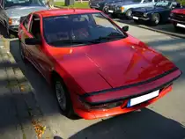 Talbot Matra Murena. 1980 - 1983. Das dreisitzige Sportcoupe wurde in 10.680 Einheiten produziert. Der Wagen war wahlweise mit zwei 4-Zylinderreihenmotoren lieferbar. 1) 1.592 cm� mit 92 PS und 2) 2.165 cm� mit 115 PS. Oldtimertreffen Kokerei Zollverein am 02.10.2011.