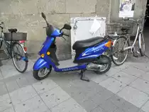 Pegaus Motorroller am Hauptbahnhof in Hannover am 22.08.2011.