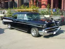 Chevrolet Bel Air Del Ray Hardtop Sport Coupe des Jahrganges 1957. �ber diesen Klassiker wurde schon soviel geschrieben, das dem nichts mehr hinzuzuf�gen ist. Oldtimertreffen Kokerei Zollverein am 02.10.2011.