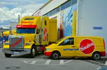 MB und Frightliner als Werbetr�ger f�r Sinalco - Euskirchen 02.09.2011