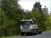 Scania 420 124c mit H�nger aufgenommen am 07.10.2011.