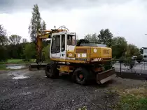 Liebherr Bagger am 08.10.11 in Bammental 