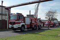 MAN TGS 35.440 der Werkfeuerwehr des ChemParks Uerdingen am Tag der offenen Tr in Krefeld (24.9.2011).
