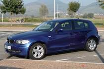 Wunderschner BMW 1er am Rastplatz Hoch-Knigsburg (30.9.11)