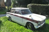 Triumph Vitesse, gebaut von 1962 - 1971, er ist der größere Bruder des Triumph Herald, da er grundsätzlich mit einem 6-Zylinderreihenmotor motorisiert war (Konstanz/Deutschland, 24.09.2011) - Dank an Michael H. aus Mülheim/Ruhr für die Info