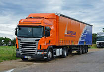 Scania G 440  Leipziger Logistik  in Odendorf - 06.08.2011