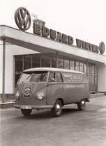 Der Firmenwagen meines Opas in Berlin-Spandau 1957