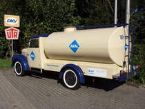 Werbe-Kleintransporter von ARAL; Barkas-Hainichen. Marsberg. 22.09.2011.