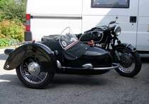 BMW Seitenwagengespann, 82409 Wildsteig, Bayern, August 2008