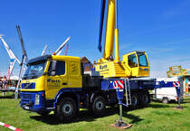 Volvo FM 480 mit Liebherr-Kran von  Kurth Autokrane  in EU-Kirchheim - 20.08.2011
