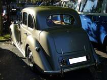 Heckansicht eines MG Series Y. 1947 - 1953. Besucherparkplatz Historicar am 15.10.2011.