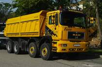 MAN 35.402, F2000, 400 PS, mit Meiller Kipper (12.10.2011)