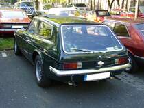 Heckansicht eines Reliant Scimitar SE5. 1968 - 1975. Besucherparkplatz der Historicar am 15.10.2011.