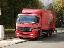 Mercedes Actros 2535 am 18.10.2011 in Chemnitz.