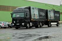 Mercedes 2544 Hngerzug im Regen des 18.10.2011 in Aachen West.