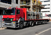 MB Axor 1840 als Zulieferer fr Baustelle in Bonn - 14.09.2011