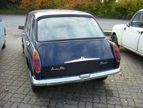 Heckansicht eines Vanden Plas Princess. 1962 - 1974. Dsseldorf am 01.11.2011.