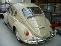 Heckansicht eines 1966´er VW Kfer 1200 Export. Classic Remise am 01.11.2011.