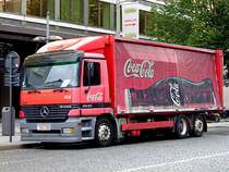 ACTROS 2535 einer bekannten Getrnkemarke ist in Antwerpen unterwegs; 110831