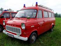 FORD-Transit;2.Generation wurde im Zeitraum von 19651978 gebaut;und dient dem O-Landesfeuerwehrkommando;100529