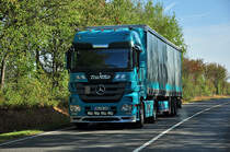 MB Actros V8  TraMKo  bei Euskirchen - 10.10.2011