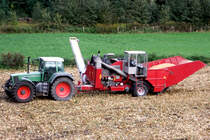 Fendt Favorit 818 mit Maismhle 7.10.2011