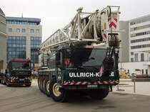 Ein Liebherrkran der Firma Ullrich-Krane am 10.11.2011 in Chemnitz.