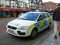 Salisbury am 14.07.2009, Polizei-Ford