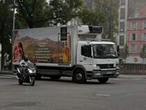 M-B Ateco 1318 aufgenommen in den Straen von Strasbourg am 31.10.2011.