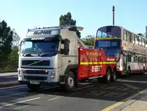 Edinburgh am 20.10.2010, Volvo-Abschlepper