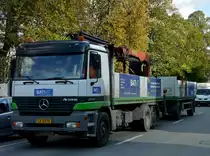 M-B Actros 2540 H�ngerzug gesehen am 19.10.2011.