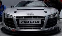 Das Gesicht von einen Audi R8 LMS am 07.08.11 auf den N�rburgring 