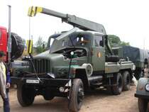 G5 Kran oder doch der Stummel? der NVA beim Nutzfahrzeugtreffen in Werdau 2007. An der Stostange lehnt sogar noch die Kaschi.