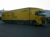 DAF XF Sattelzug,am 01.November 2011,in Bergen/R�gen.