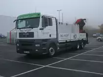 Am Morgen vom 02.November 2011 stand dieser MAN auf einem Parkplatz in Bergen/R�gen.