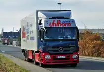 MB Actros 1841  Logistik Uhlhorn  im Industriegebiet  Silberberg  bei Eu - 05.11.2011