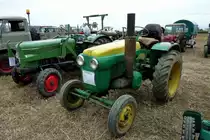 Vierzon 204, die franz�sische Firma baute von 1933-60 Traktoren, benannt nach der Stadt Vierzon, dieser ist Baujahr 1955, 1-Zyl.Gl�hkopf-Diesel mit 20PS, Traktorentreff Breisach 2011