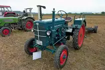 Hanomag R16, 2-Zyl.Diesel mit 1389ccm, Baujahr 1952, Traktorentreff Breisach, Sept.2011
